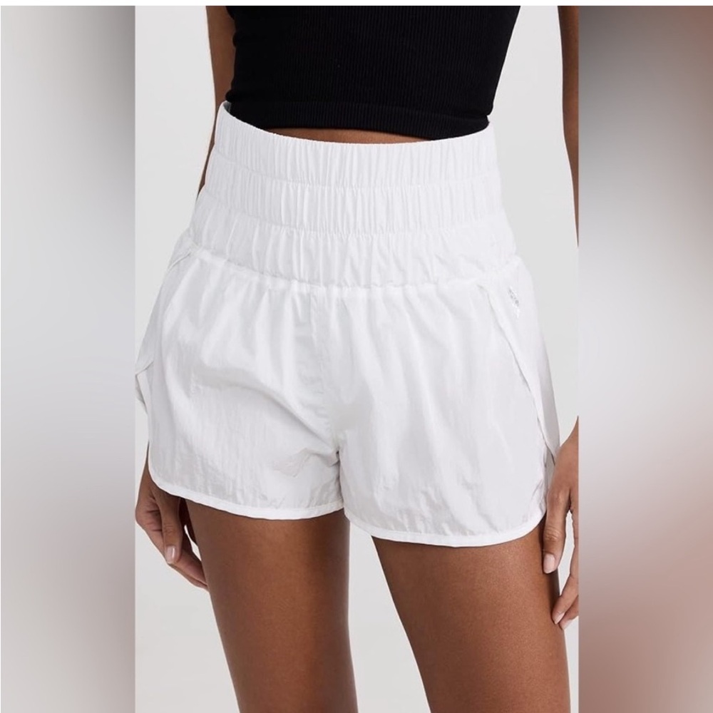 Free People Movement Light Gray “The Way Home” Athletic Shorts. Size S
